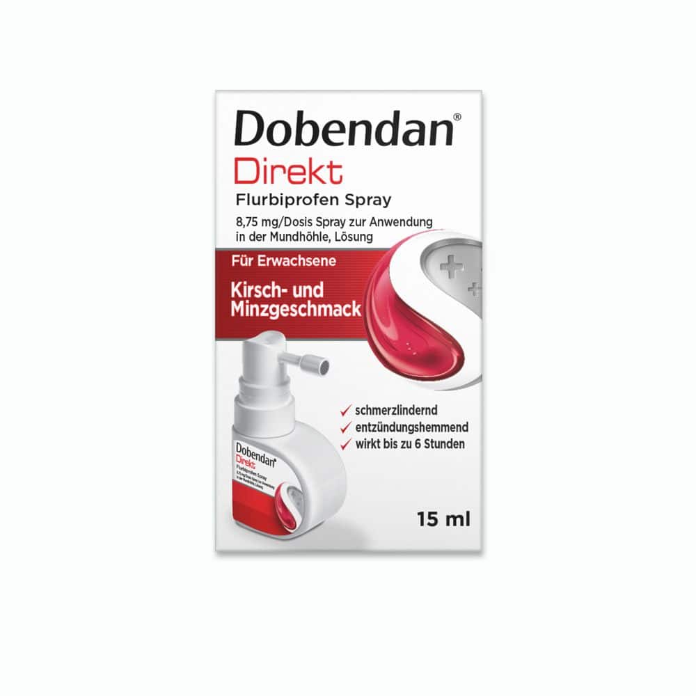 Dobendan Direkt Flurbiprofen Spray - bei Halsschmerzen 83 Sprühstöße Spray
