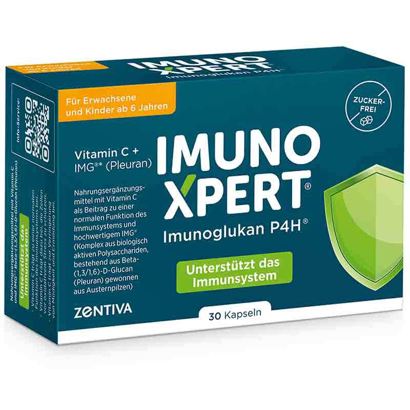 IMUNO XPERT Imunoglukan P4H Vitamin C + IMG 30 St Kapseln