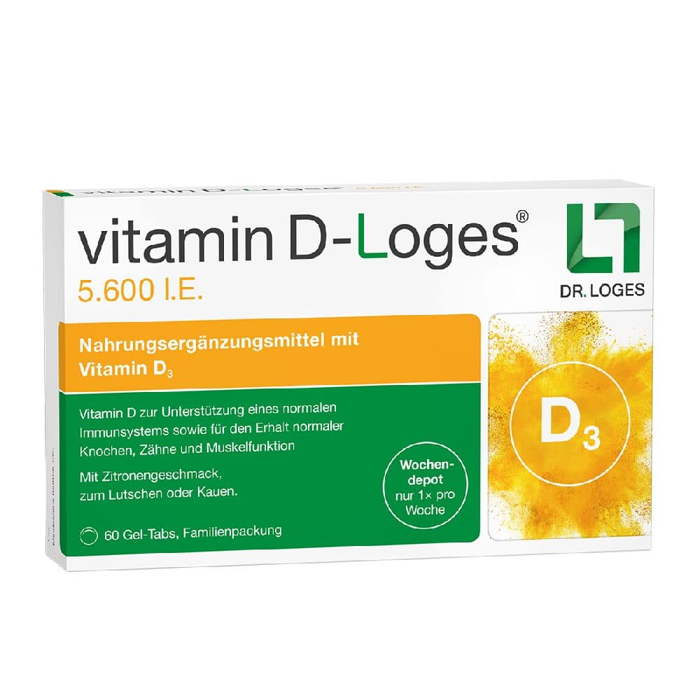 vitamin D-Loges 5.600 I.E. Wochendepot 60 St Kautabletten
