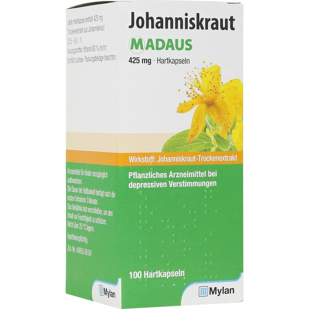Johanniskraut Madaus 425 mg 100 St Hartkapseln