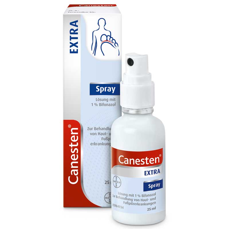 Canesten Extra Spray gegen Pilzerkrankungen der Haut 25 ml Spray