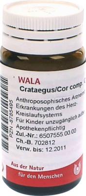 WALA Crataegus/Cor comp.Globuli 20 g Globuli