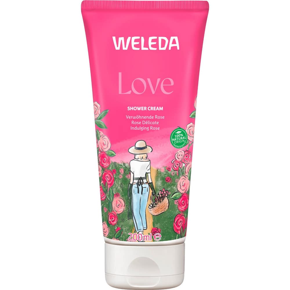 Weleda Love Shower Cream Rose 200 ml Duschgel