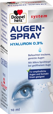Doppelherz system AUGEN-SPRAY HYALURON 0,3%  10 ml Flüssigkeit