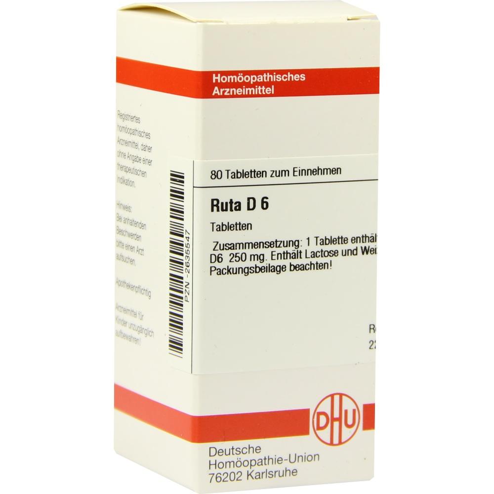 RUTA D 6 Tabletten 80 St Tabletten