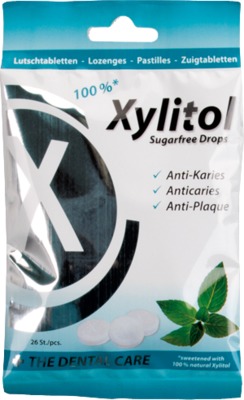 miradent Xylitol Drops zuckerfrei Mint 60 g Bonbons