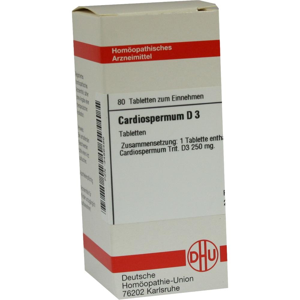 CARDIOSPERMUM D 3 Tabletten 80 St Tabletten