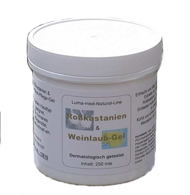 ROSSKASTANIEN WEINLAUB Pflege Gel 250 ml Gel