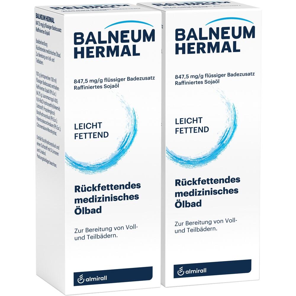 BALNEUM Hermal flüssiger Badezusatz bei trockener Haut 2X500 ml Flüssigkeit