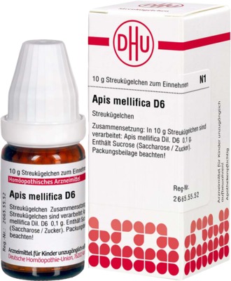 APIS MELLIFICA D 6 Globuli 10 g Globuli