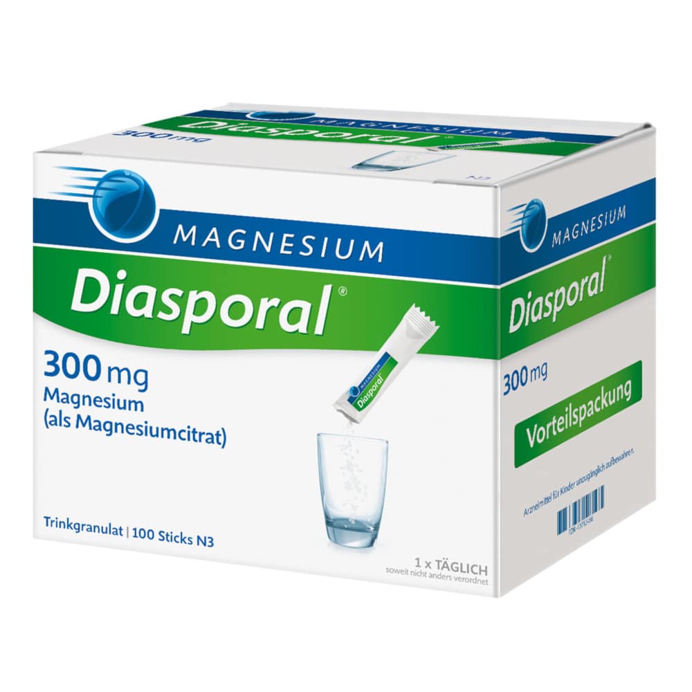 MAGNESIUM Diasporal  300 mg Trinkgranulat 100 St Granulat