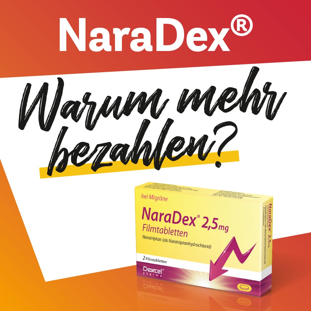 NaraDex 2,5mg 2 St Filmtabletten