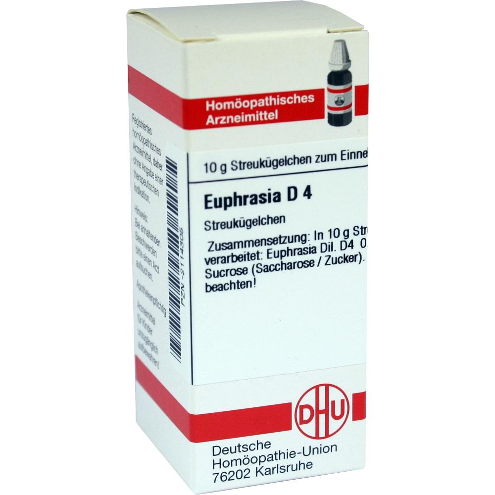 EUPHRASIA D 4 Globuli 10 g Globuli