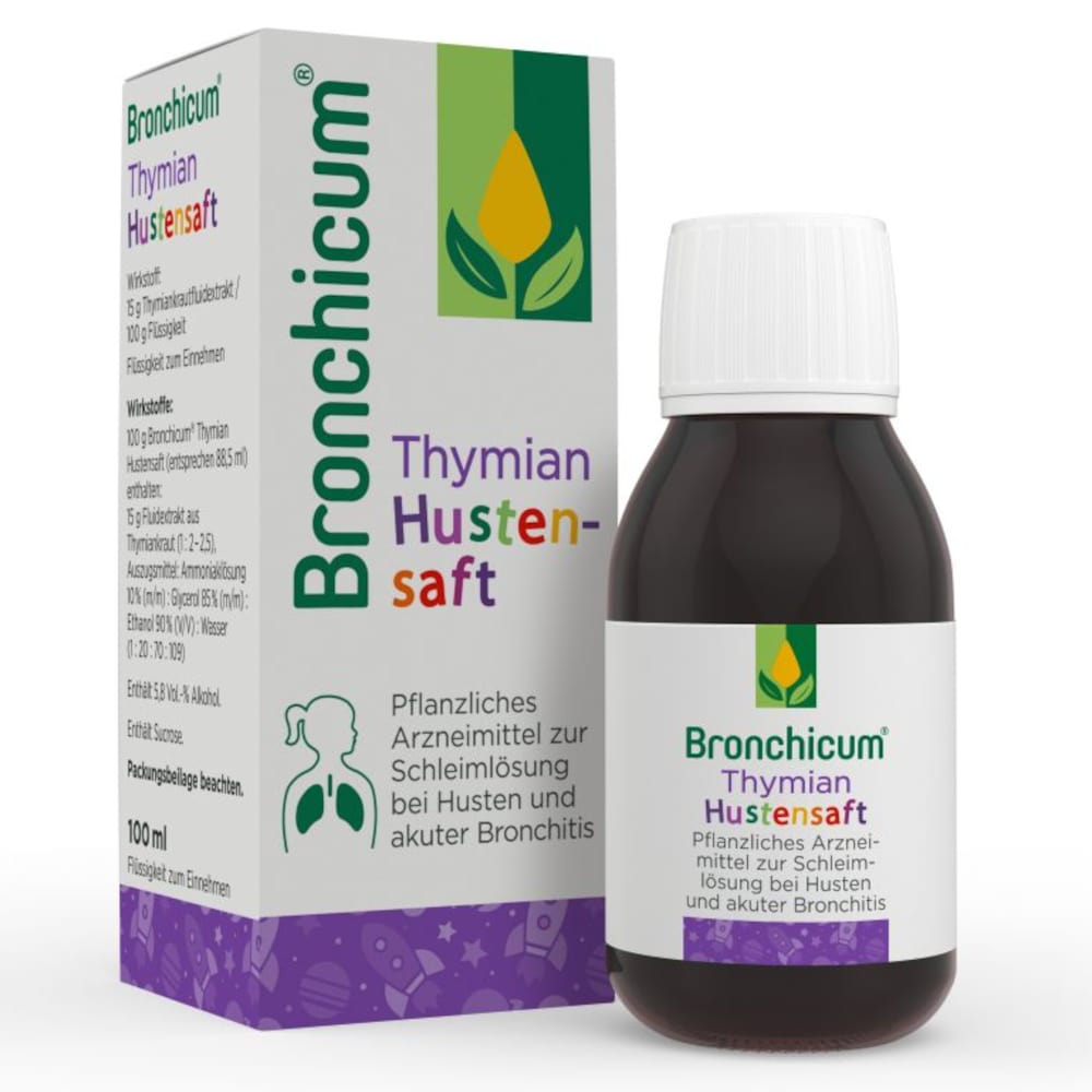 Bronchicum Thymian Hustensaft 100 ml Saft