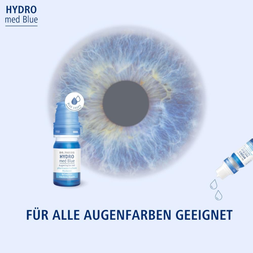 DR. THEISS HYDRO med Blue 10 ml Augentropfen