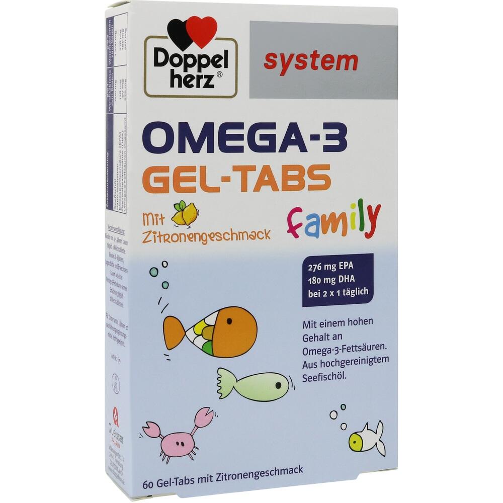 Doppelherz system OMEGA-3 family 60 St Kautabletten