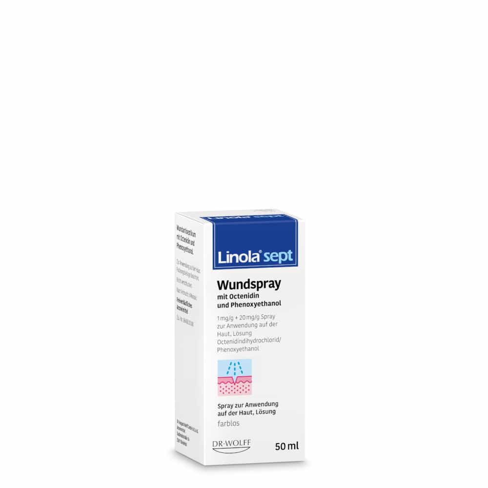 Linola sept Wundspray - Desinfektion bei Wunden 50 ml Lösung