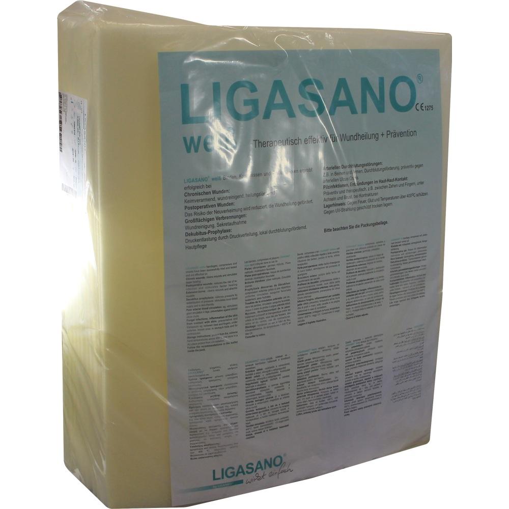 LIGASANO weiß gro.Platten 1x49x59 cm unsteril 14 St Verband