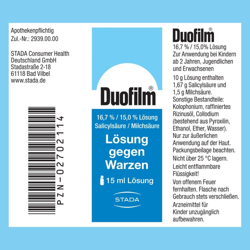 Duofilm 15 ml Lösung