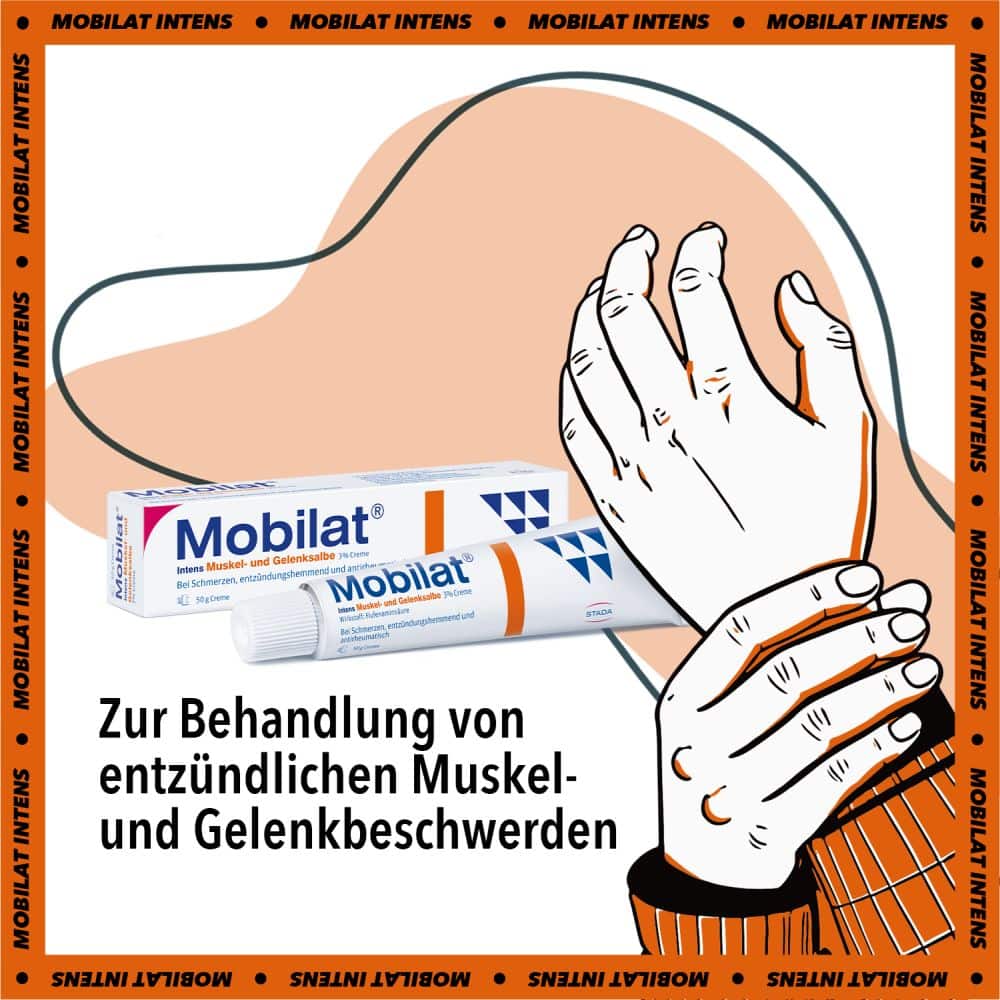 Mobilat Intens Muskel- und Gelenksalbe 3% 100 g Creme
