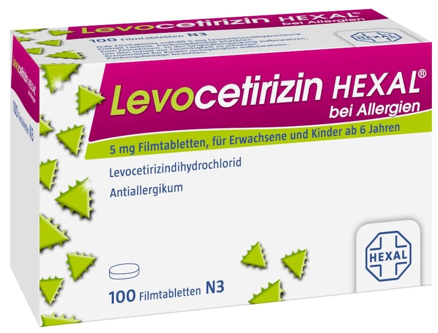 Levocetirizin HEXAL  100 St Filmtabletten
