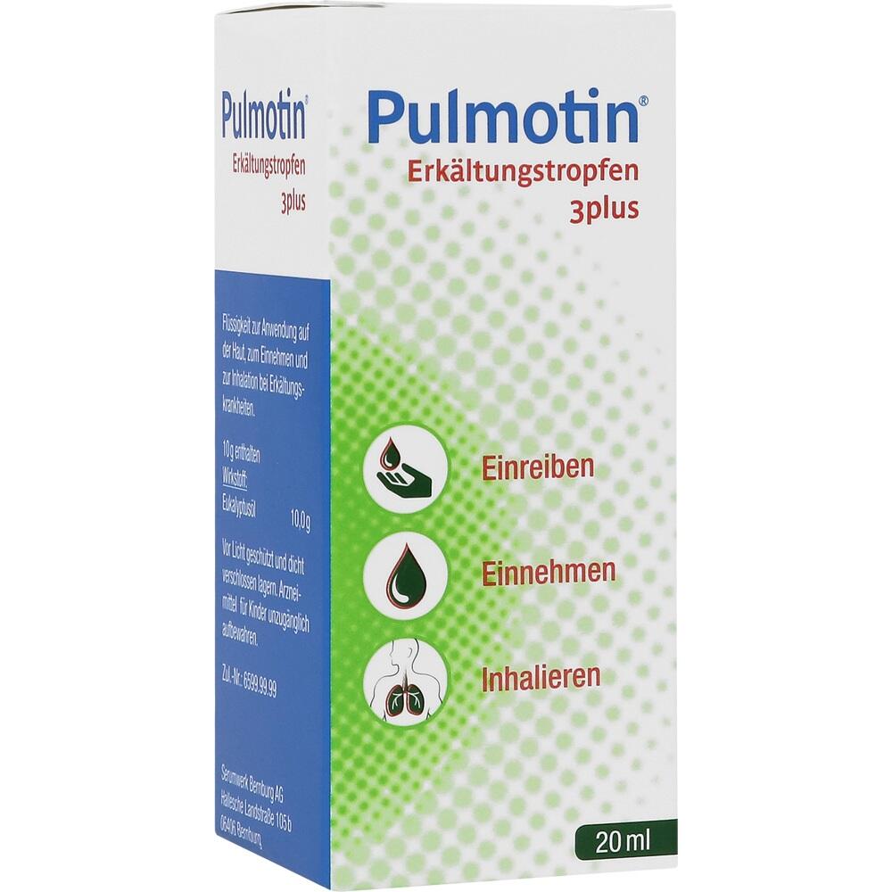 PULMOTIN Erkältungstropfen 3plus 20 ml Lösung