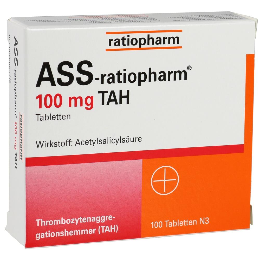 ASS-ratiopharm 100 mg TAH  100 St Tabletten