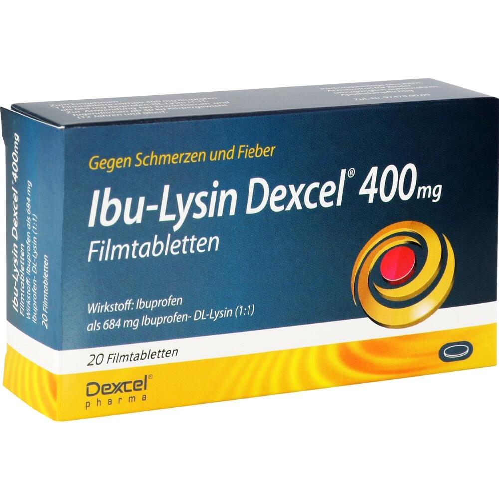 Ibu-Lysin Dexcel 400 mg  20 St Filmtabletten