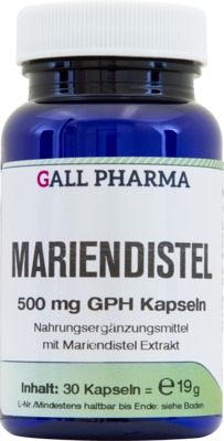 MARIENDISTEL 500 mg GPH Kapseln 30 St Kapseln