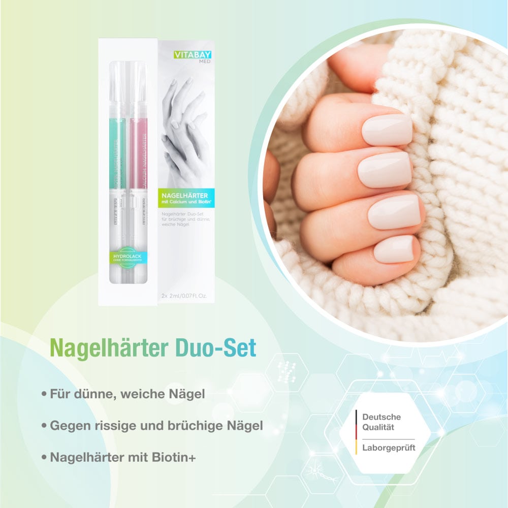 Nagelhärter Duo-Set Stift  2X2 ml Stifte