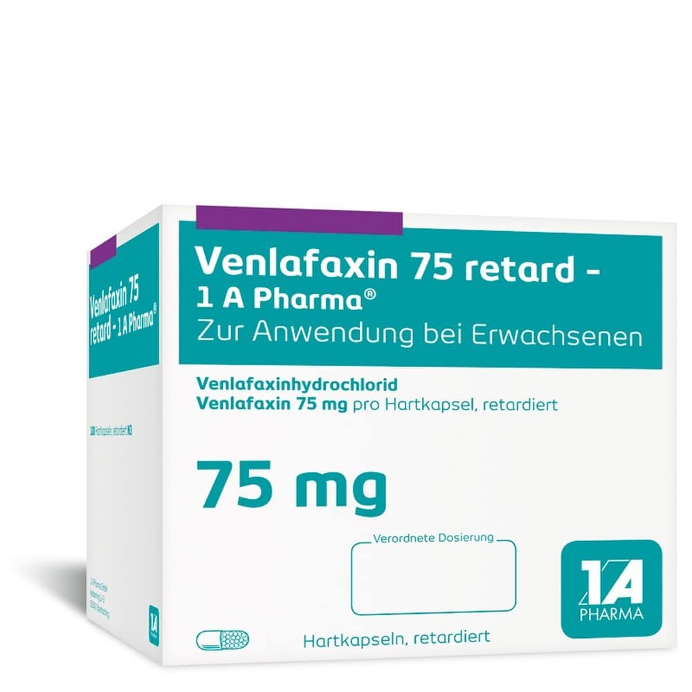 Venlafaxin 75 retard - 1A Pharma 100 St Retard-Kapseln