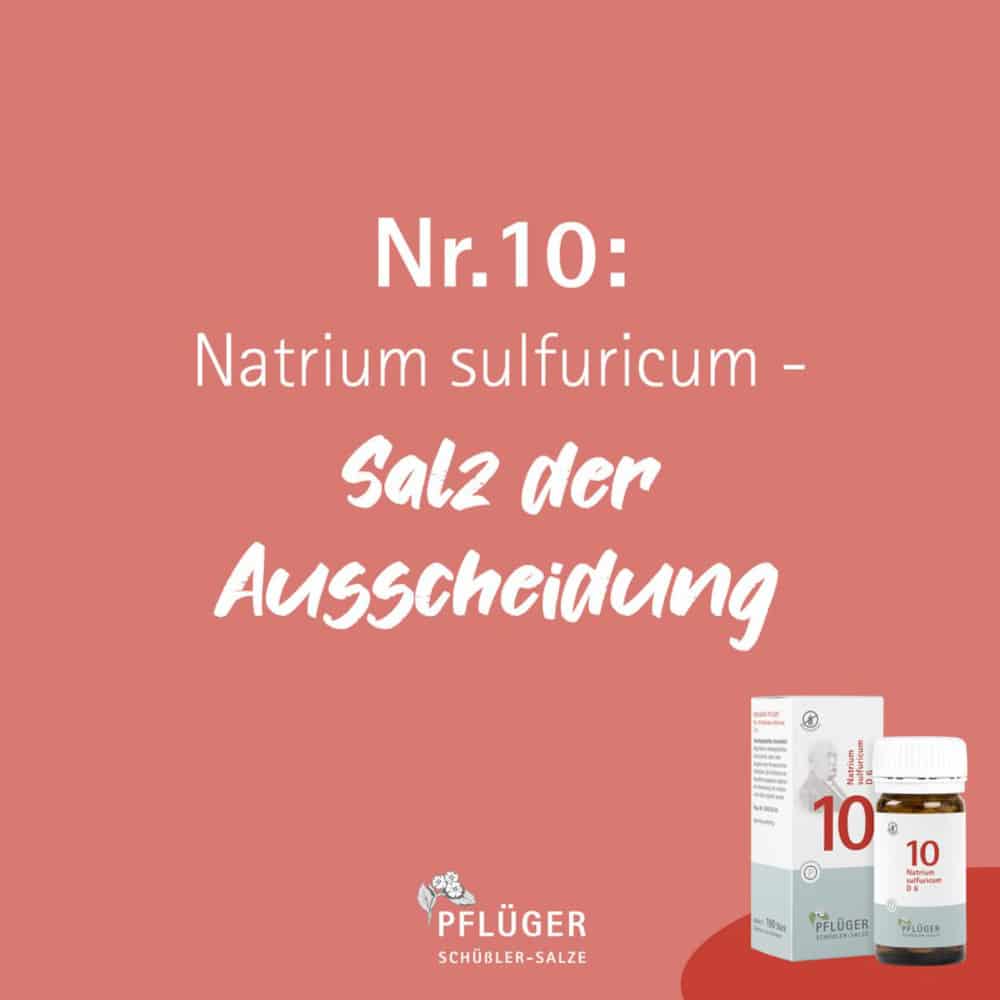 Schüßler-Salz Nr. 10 Natrium sulfuricum D6 400 St Tabletten