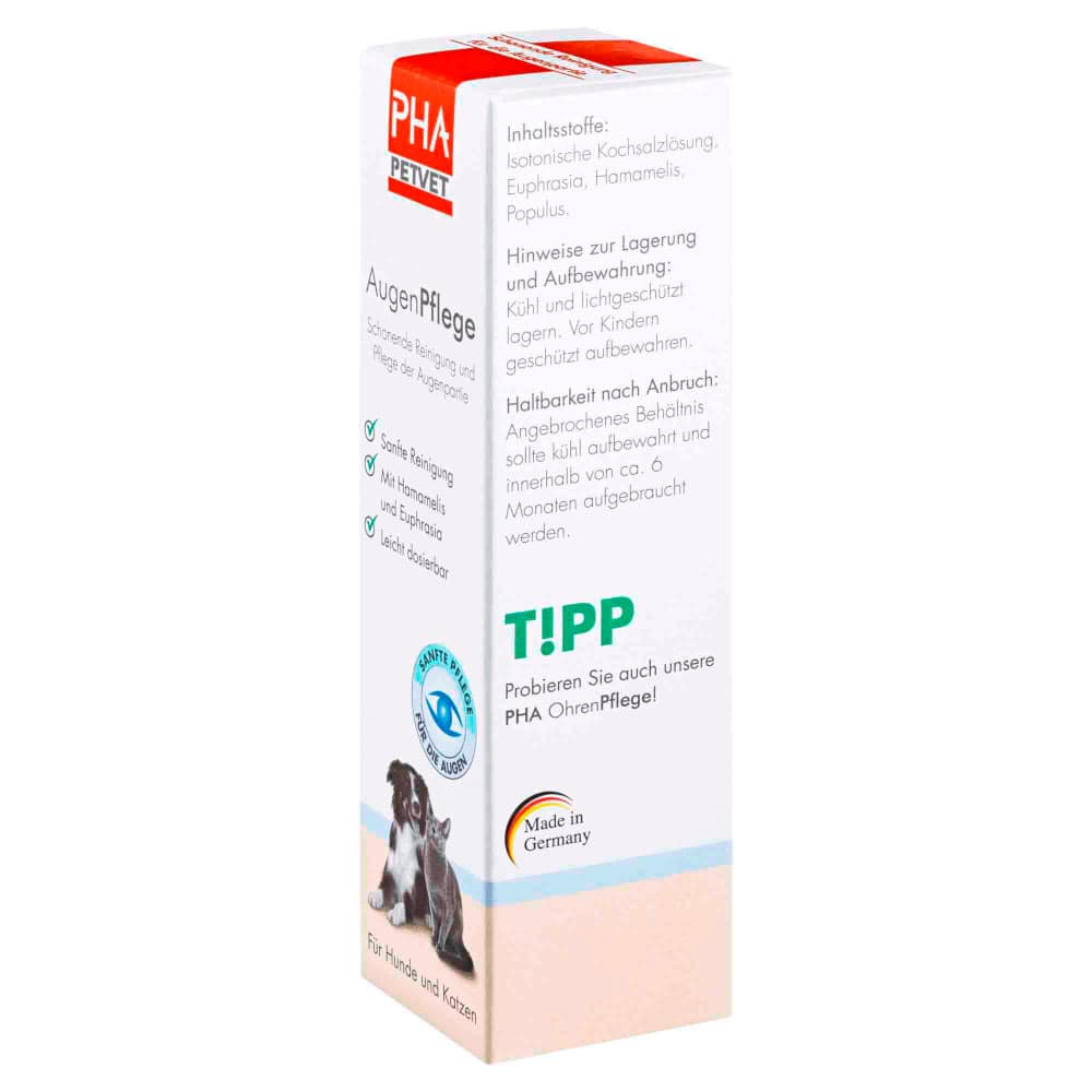PHA AugenPflege Tropfen für Hunde und Katzen 20 ml Tropfen