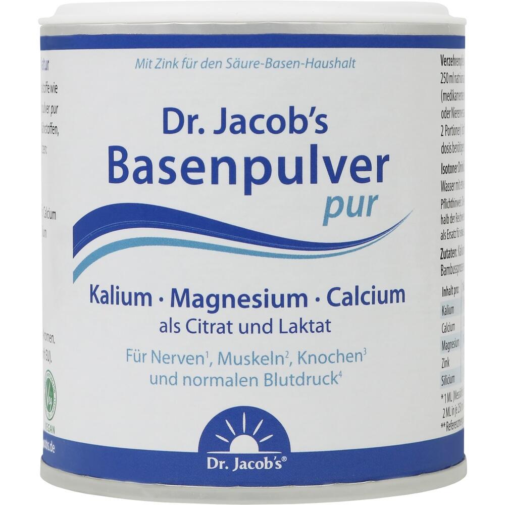 Dr. Jacob's Basenpulver pur Basen-Citrat-Laktat + Mineralstoffe