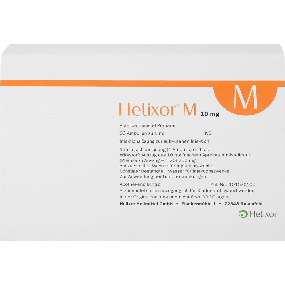 HELIXOR M Ampullen 10 mg 50 St Ampullen