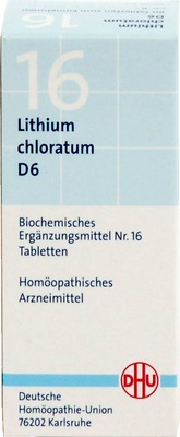 DHU Schüssler-Salz Nr. 16 Lithium chloratum D 6 80 St Tabletten