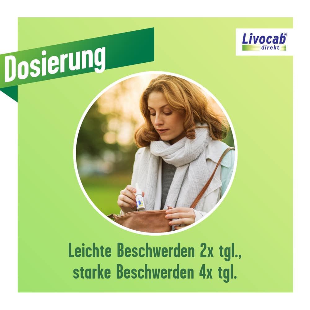 Livocab direkt Augentropfen bei Heuschnupfen und anderen Allergien