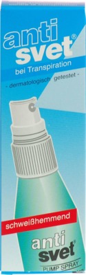 ANTISVET bei Transpiration Pumpspray 50 ml Körperpflege