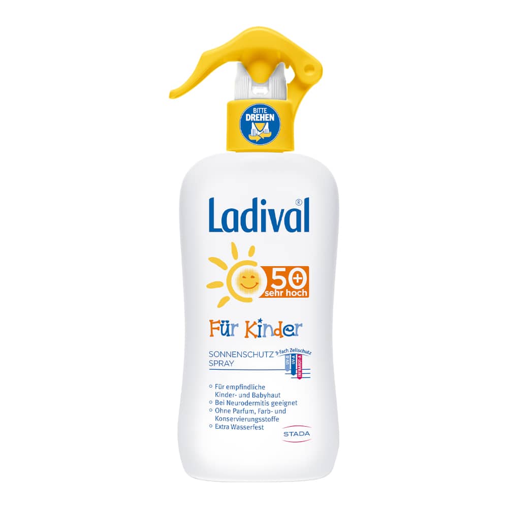 Ladival Für Kinder SONNENSCHUTZ SPRAY LSF 50+ 200 ml Spray