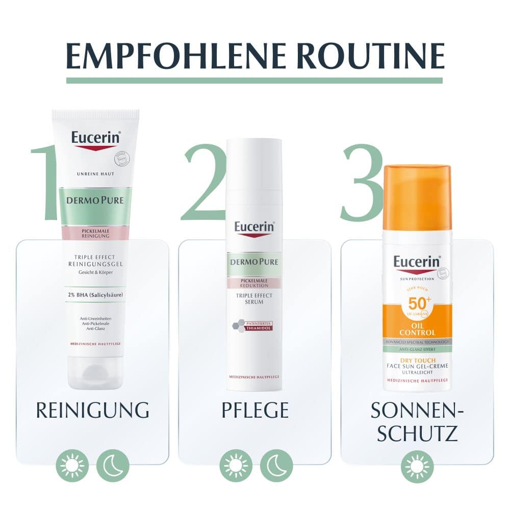 Eucerin DermoPure Triple Effect Reinigungsgel + 3 € sparen* 150 ml Gel