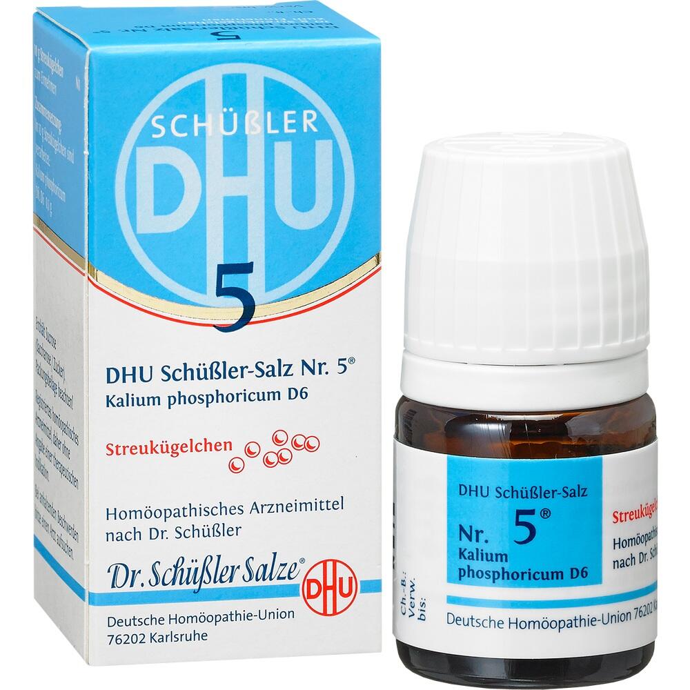 DHU Schüssler-Salz Nr. 5 Kalium phosphoricum D 6 Globuli 10 g Globuli
