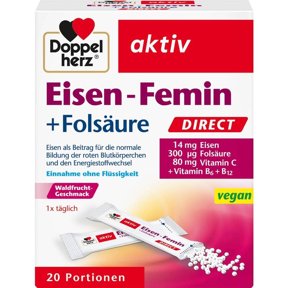 Doppelherz aktiv Eisen-Femin DIRECT 20 St Pellets