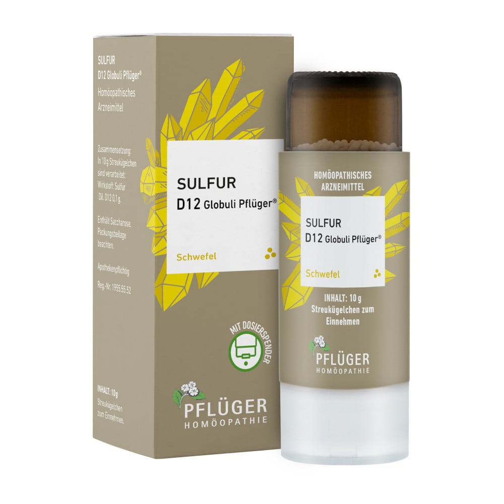 Sulfur D12 Globluli Pflüger 10 g Globuli