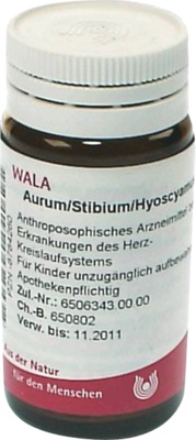 WALA Aurum/Stibium/Hyoscyamus Globuli 20 g Globuli