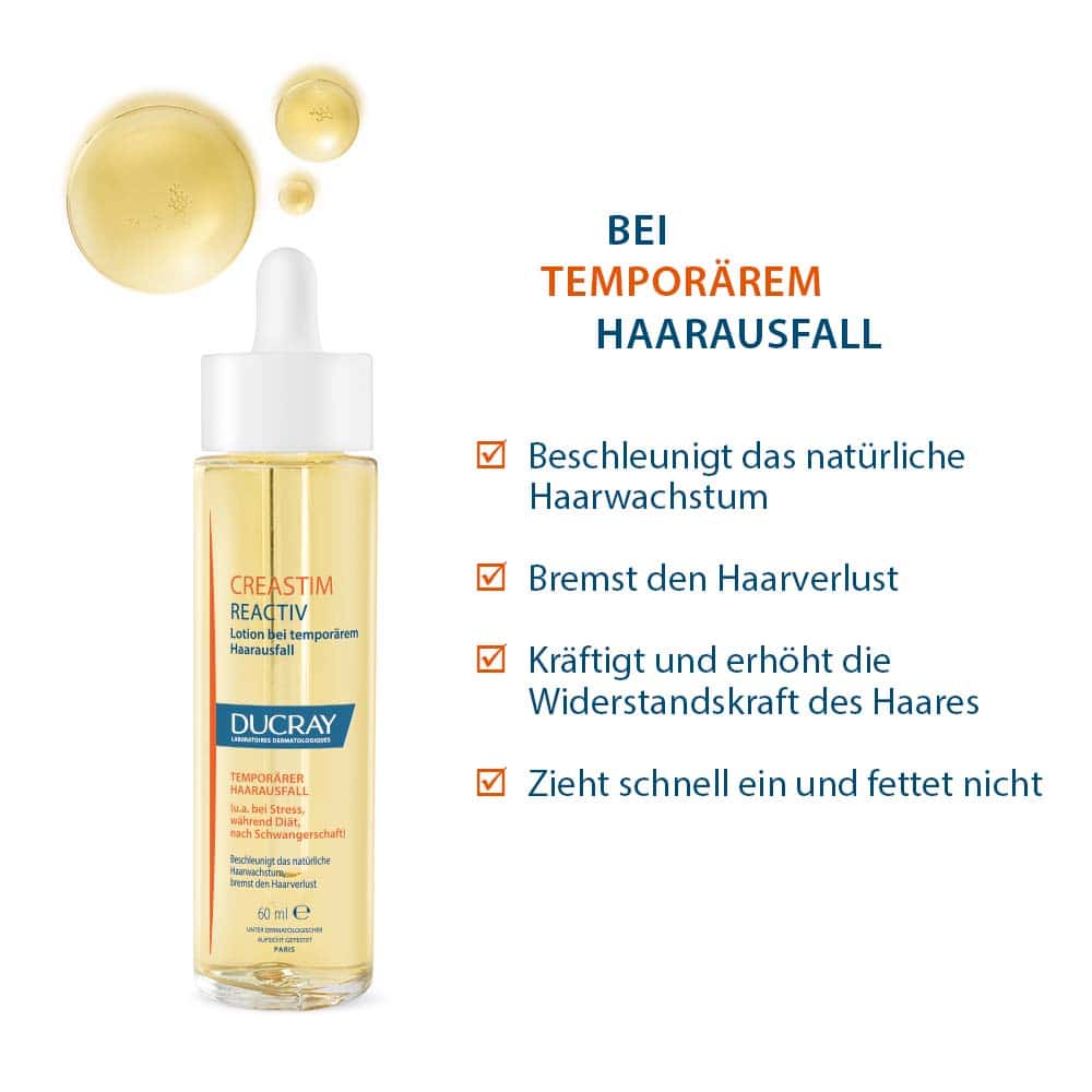 DUCRAY CREASTIM REACTIV Lotion bei temporärem Haarausfall 60 ml Lotion