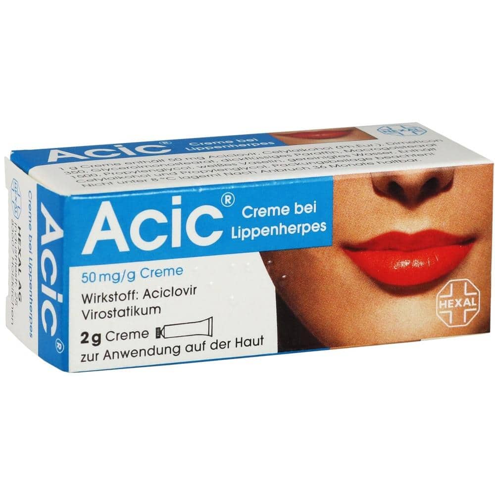 Acic bei Lippenherpes 2 g Creme