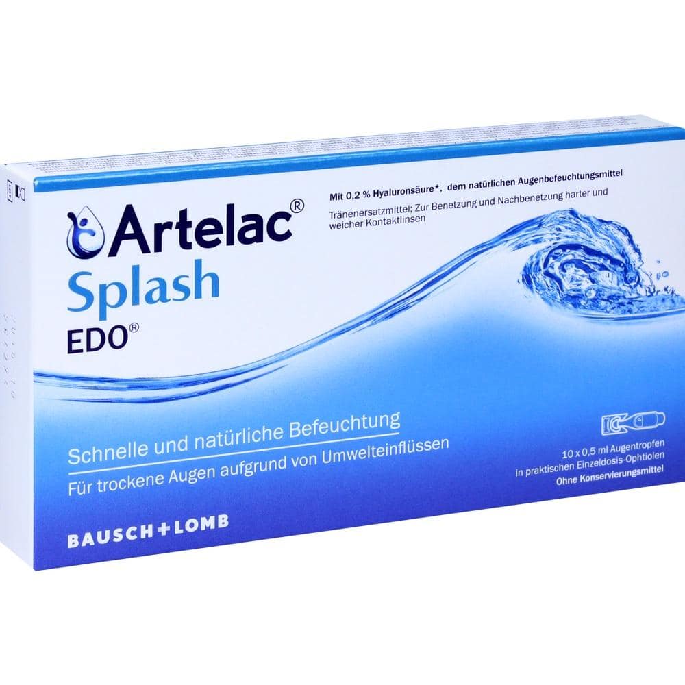 Artelac Splash EDO Augentropfen für trockene Augen 10X0.5 ml Augentropfen