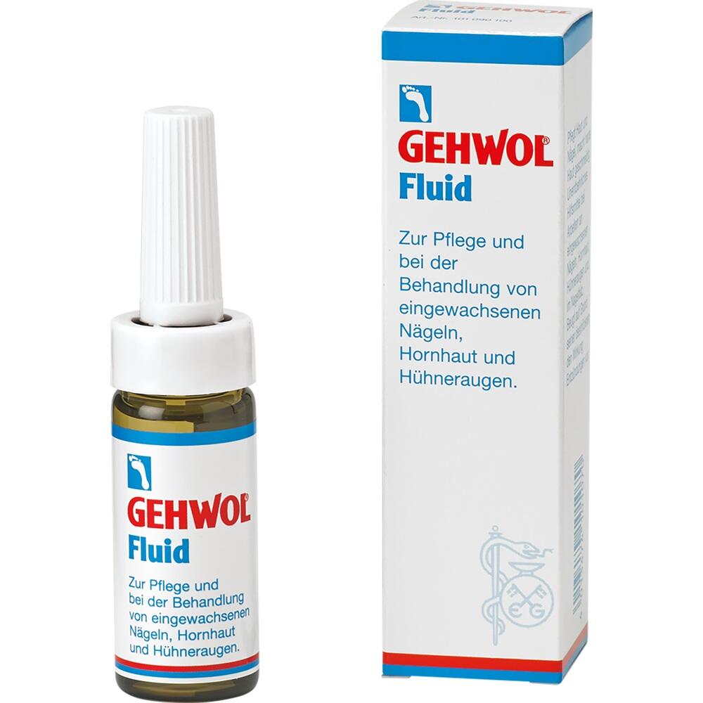 Gehwol Fluid Glasflasche 15 ml Flüssigkeit