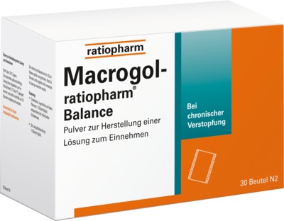 Macrogol-ratiopharm Balance 30 St Pulver zur Herstellung einer Lösung zum Einnehmen