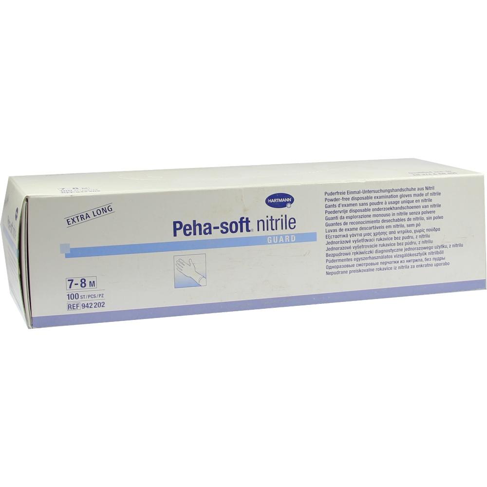 Peha-soft nitrile Untersuchungshandschuhe unsteril puderfrei M 100 St Handschuhe